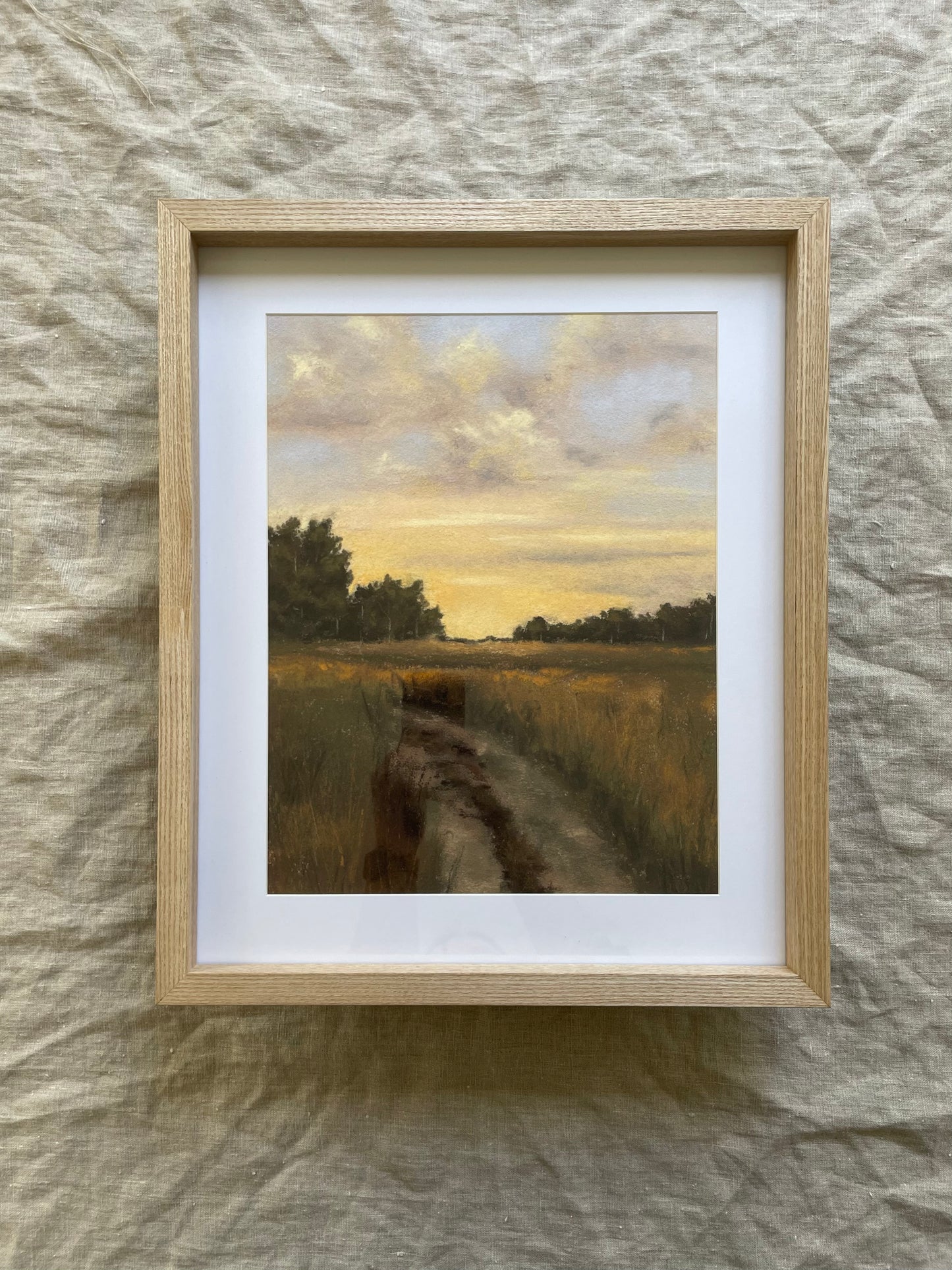 Framed 11x14 Golden Fields Print