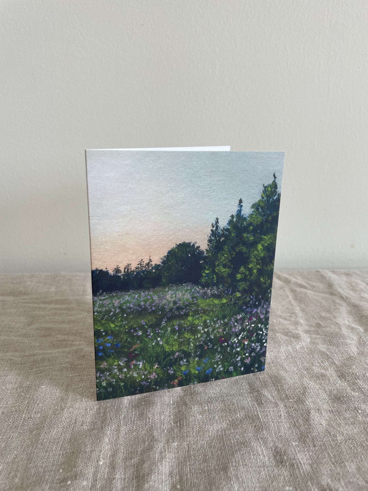 "Wildflower Fields" - Card & Envelope