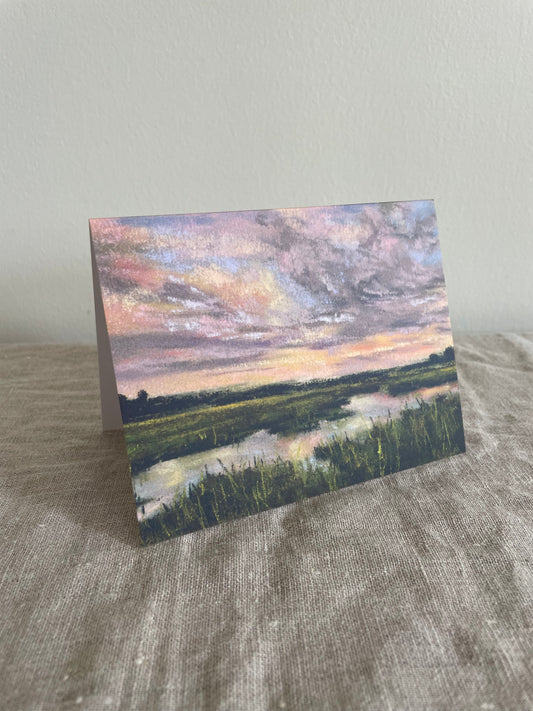 "Cotton Candy Skies No.3" - Card & Envelope