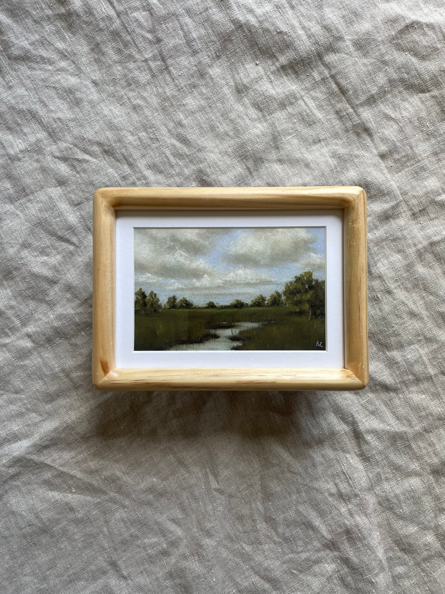 Framed 4x6 Still Water Path Print