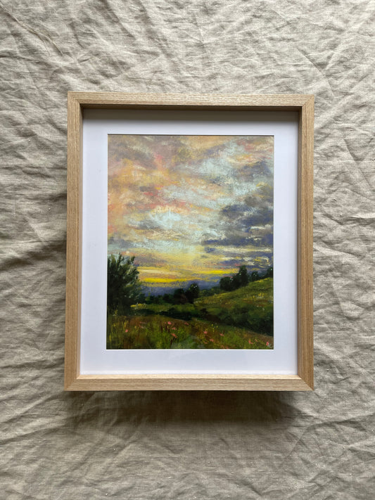 Framed 11x14 Candy Skies No. 2 Print