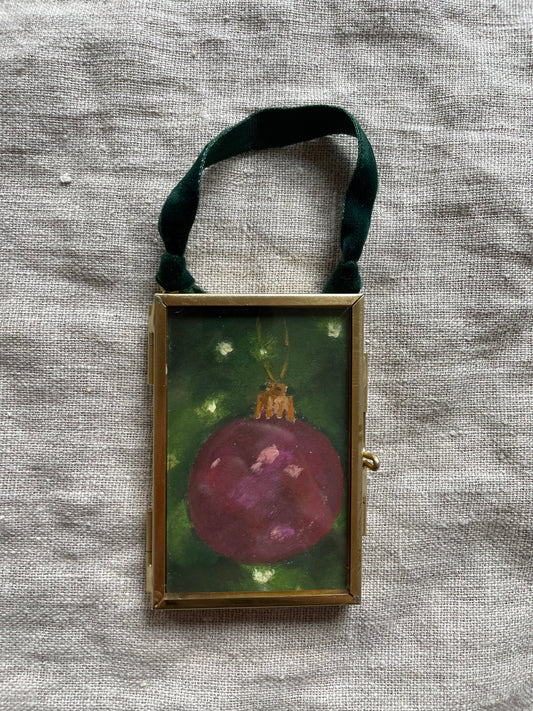 Framed Original Ornament No. 14