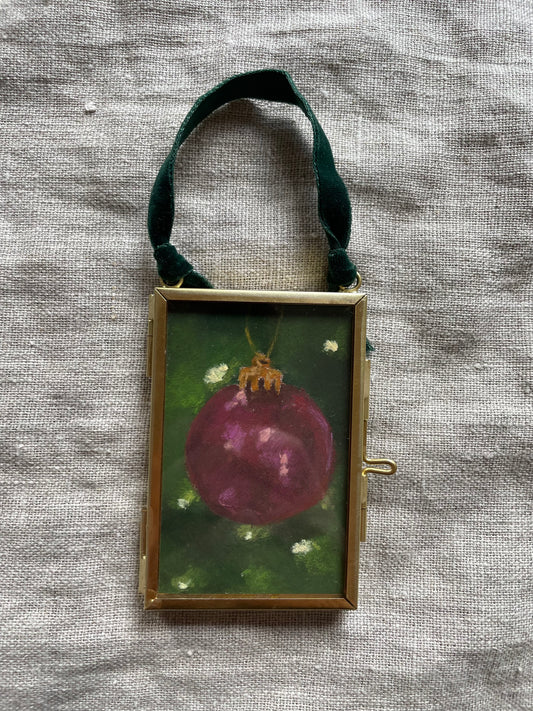 Framed Original Ornament No. 15