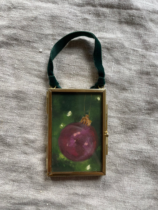 Framed Original Ornament No. 16