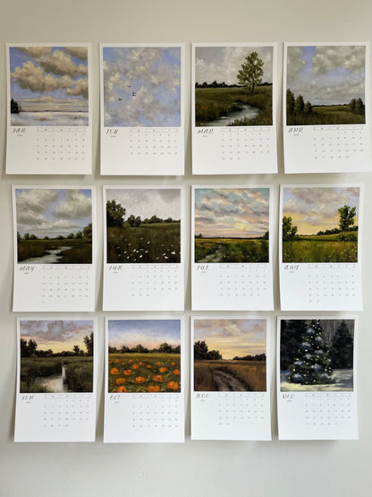 2026 Fine Art Desk Calendar