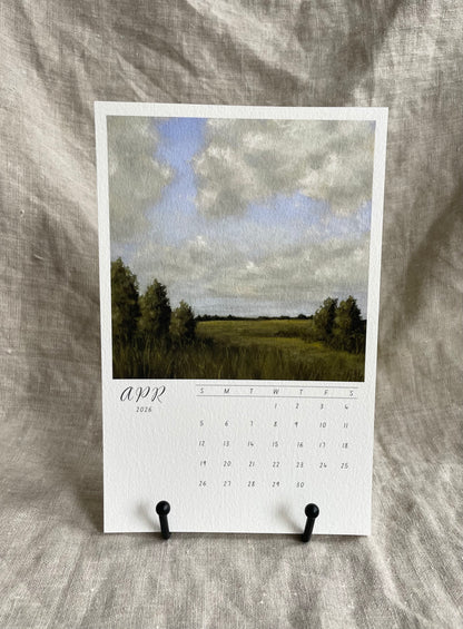 2026 Fine Art Desk Calendar