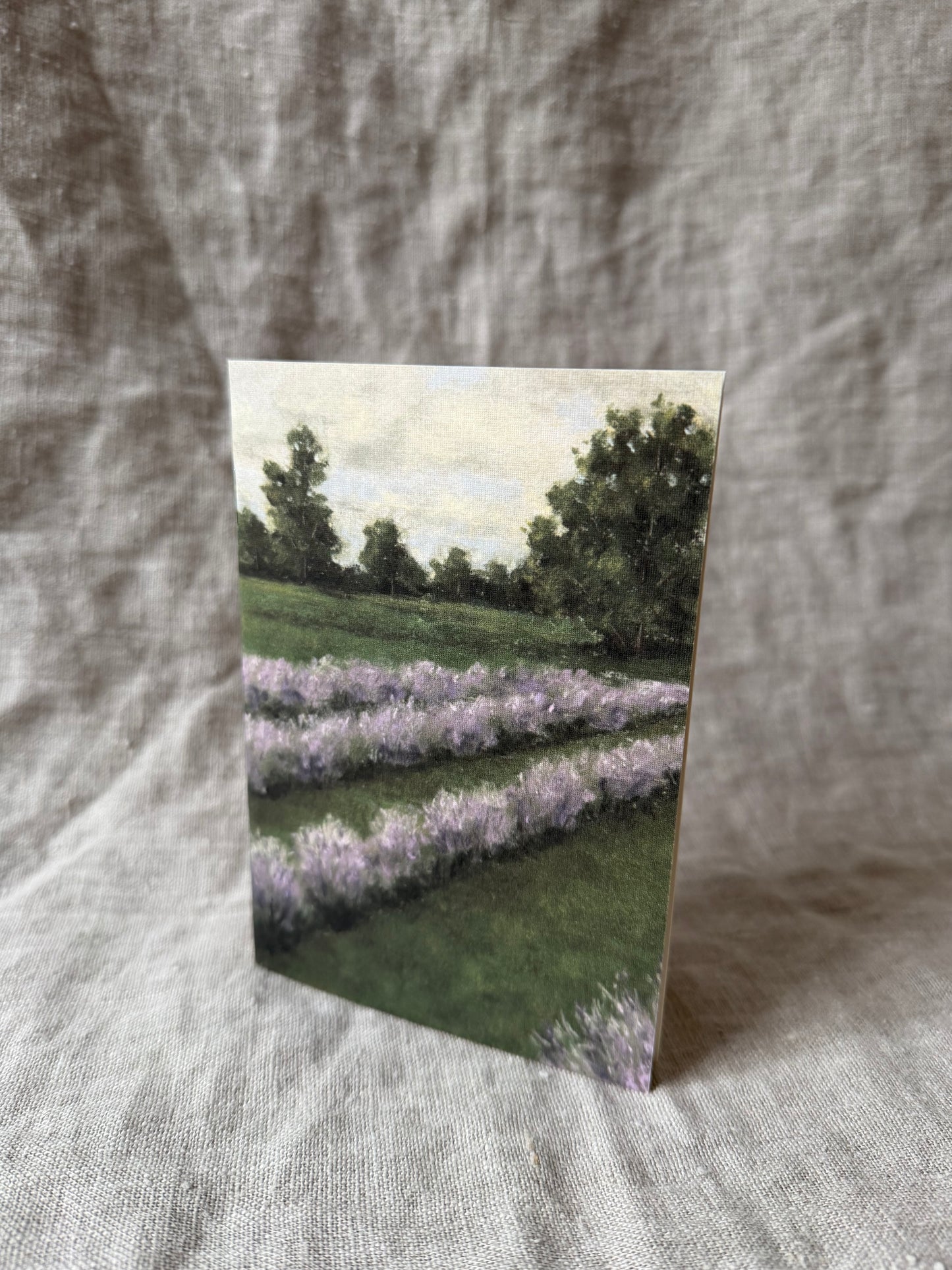 "Lavender Field" A6 Journal