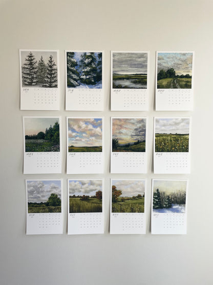 2025 Fine Art Desk Calendar