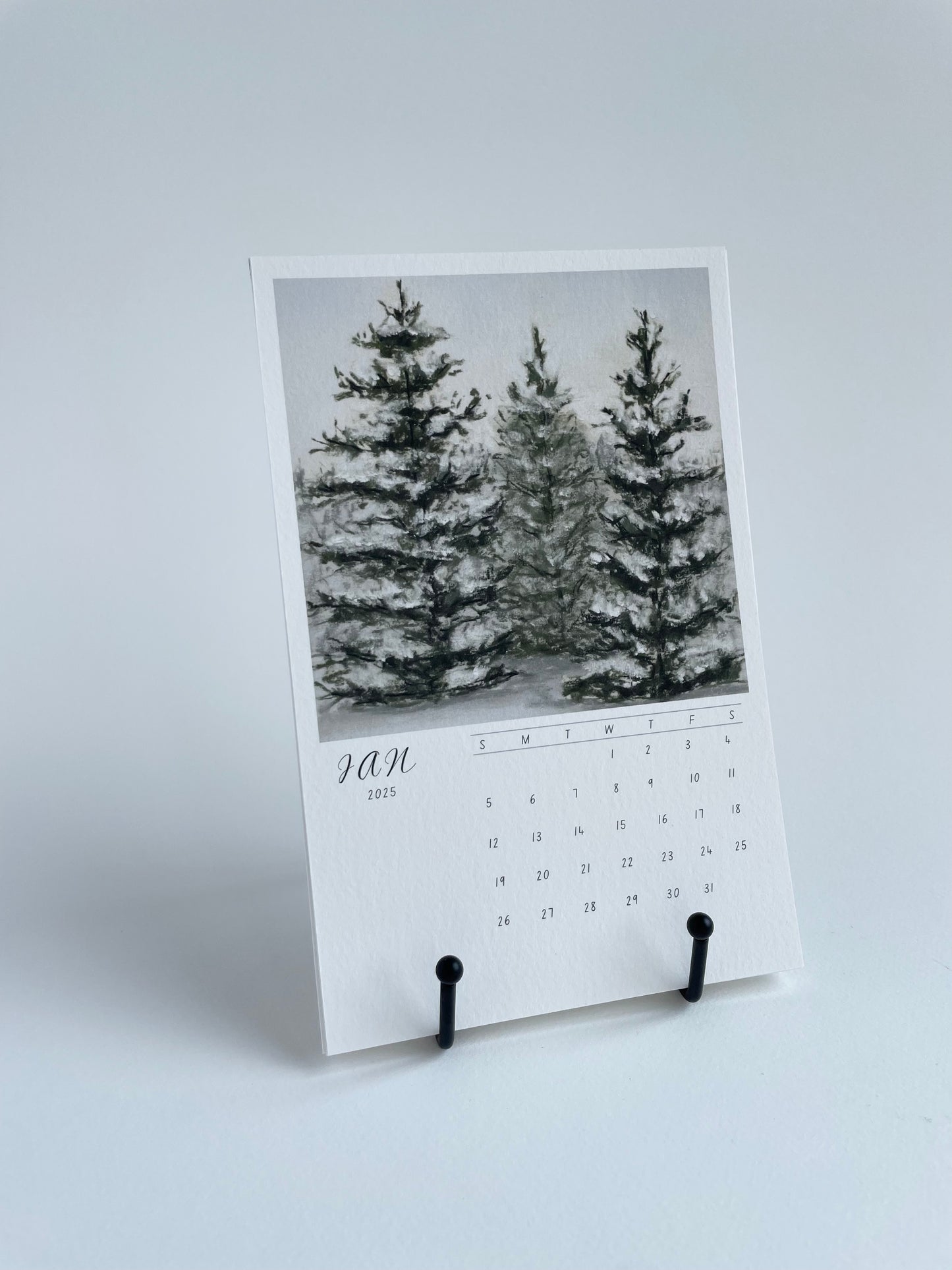 2025 Fine Art Desk Calendar