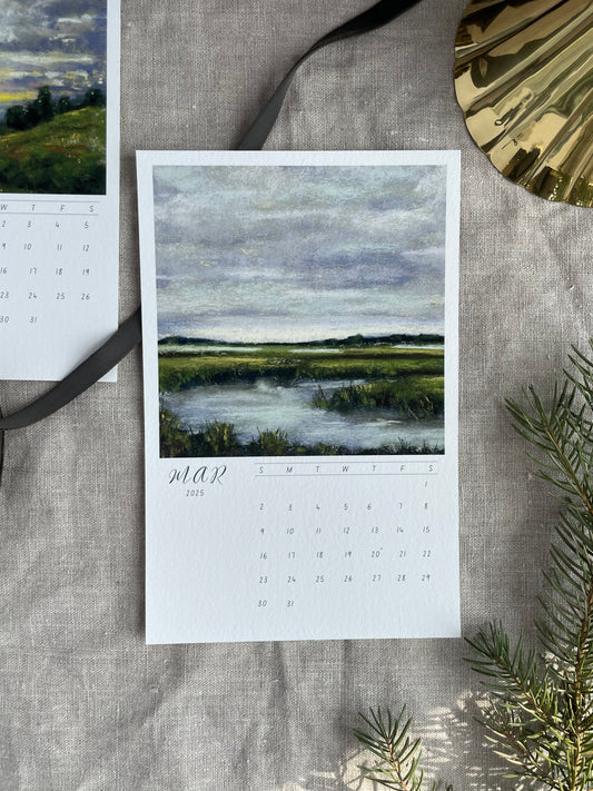 2025 Fine Art Desk Calendar