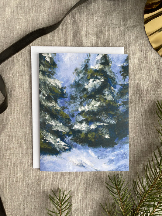 "In the Pines" - Card & Envelope