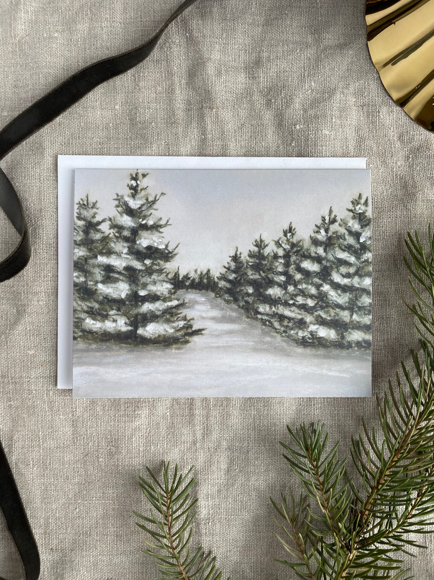 "Tree Farm" - Card & Envelope