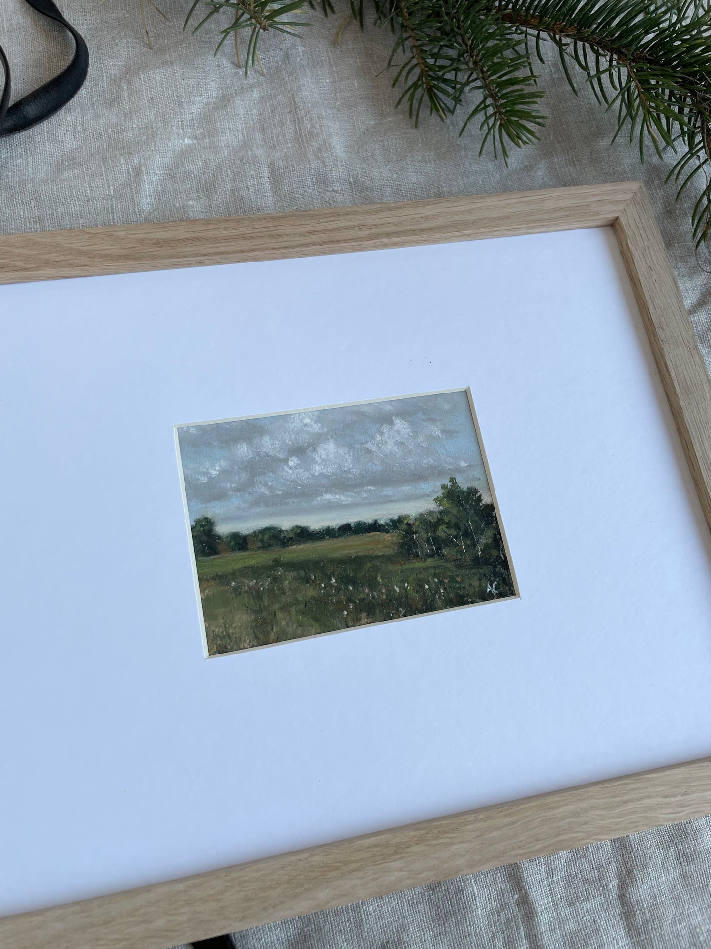 Framed Mini "Still Fields"