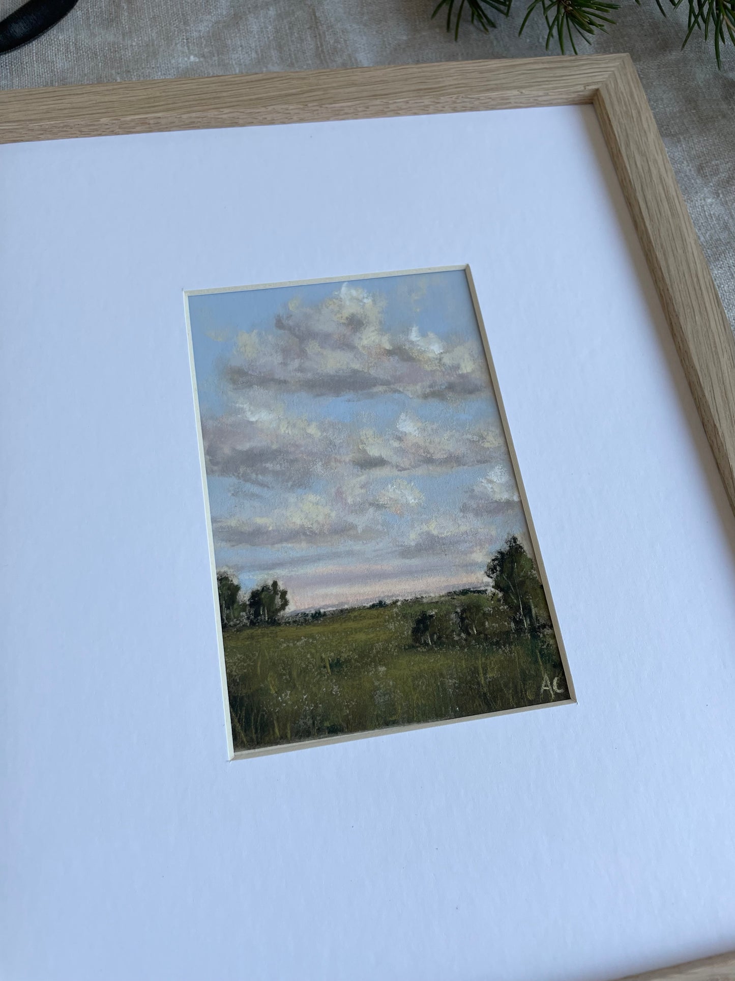 Framed Mini "Drift of Clouds"