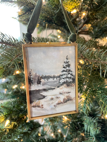 Framed Original Ornament No. 5