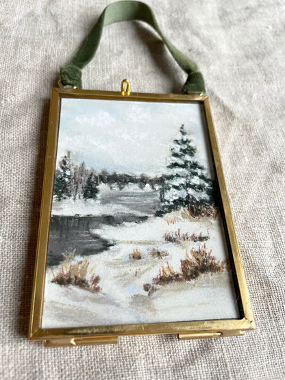 Framed Original Ornament No. 5