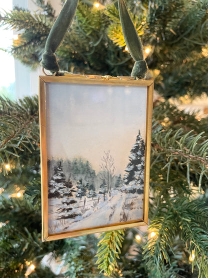 Framed Original Ornament No. 6