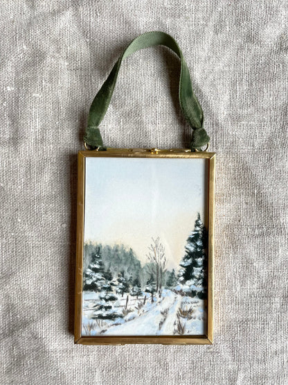 Framed Original Ornament No. 6