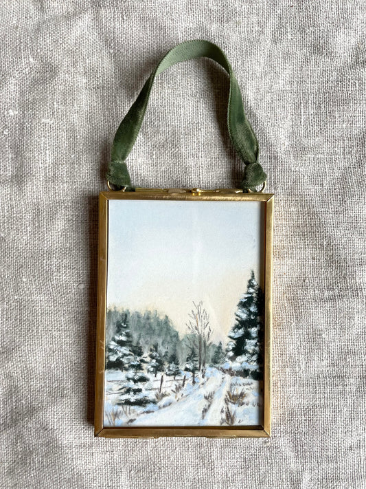 Framed Original Ornament No. 6