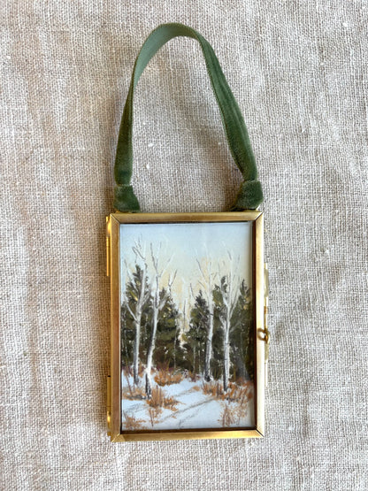 Framed Original Ornament No. 34