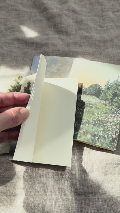 "Lavender Field" A6 Journal